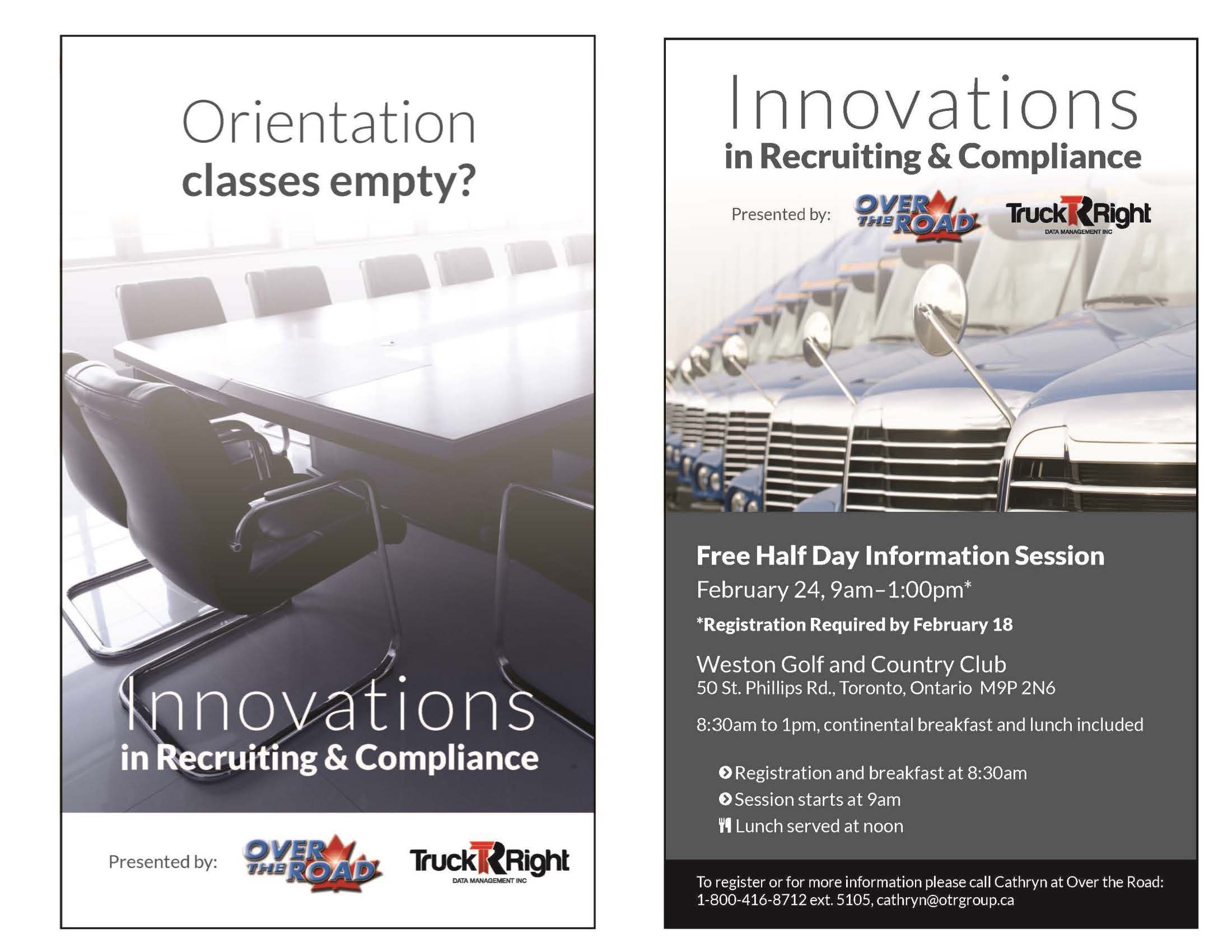 Over the Road, TruckRight, Innovations in Recruiting & Compliance, Transportation Industry